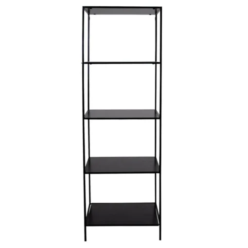 Étagère 4 étages 170 cm Noir PERKAR