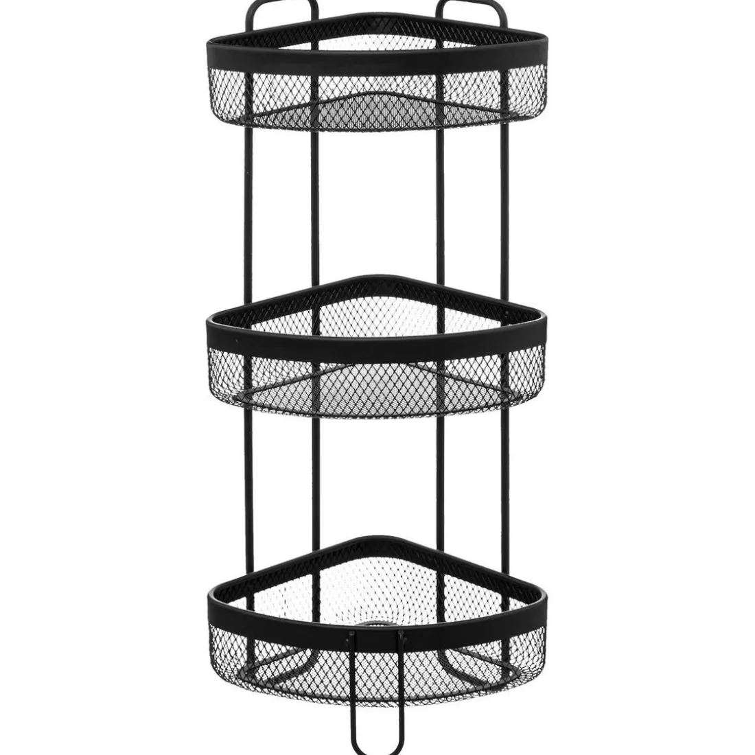 Étagère angle 3 niveaux Mayaj noir