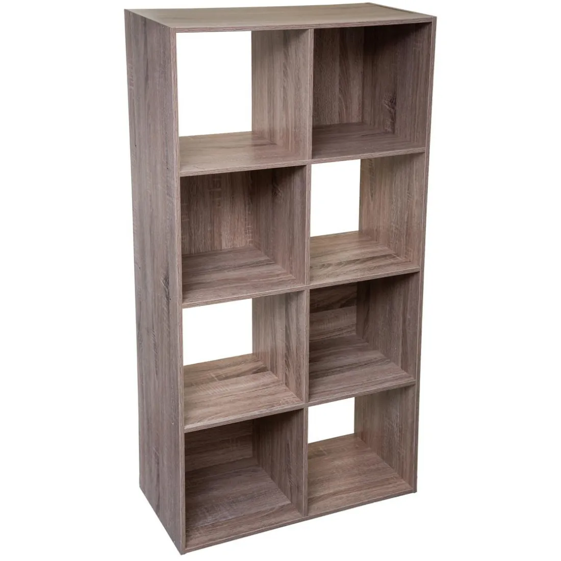 Étagère Bois 8 Cases Mix Naturel