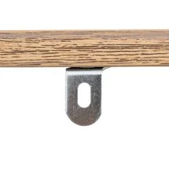 Étagère colonne d'angle effet chêne naturel beige