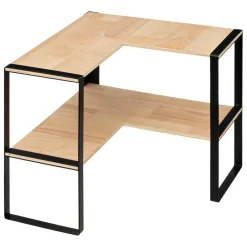 Étagère d'angle 2 niveaux