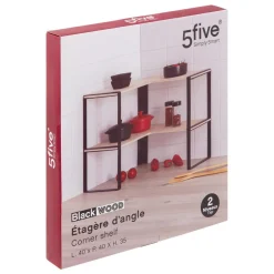 Étagère d'angle 2 niveaux