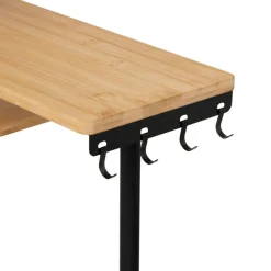 Étagère d'angle 3 niveaux beige