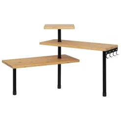 Étagère d'angle 3 niveaux beige