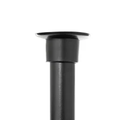 Étagère de douche télescopique rectangle noir