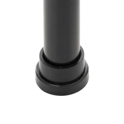 Étagère de douche télescopique rectangle noir