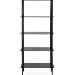 Étagère design 'RACK' noire en bois style scandinave
