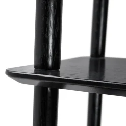 Étagère design 'RACK' noire en bois style scandinave