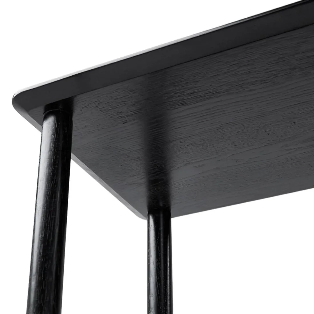 Étagère design 'RACK' noire en bois style scandinave