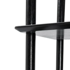 Étagère design 'RACK' noire en bois style scandinave