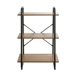 étagère en métal laqué noir,