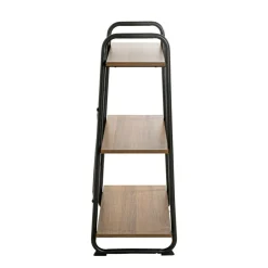 étagère en métal laqué noir,