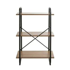 étagère en métal laqué noir,