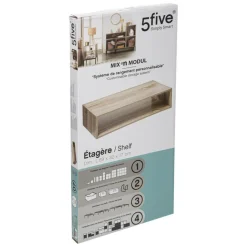 Étagère 1et2 rectangulaire Mix Nature