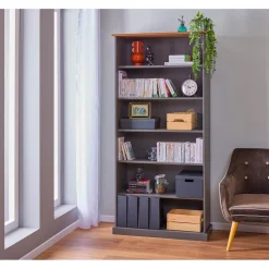 Étagère LUZERNA 6 niveaux - gris