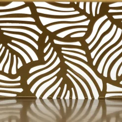 Étagère Mur Bois et Métal Rond Gold