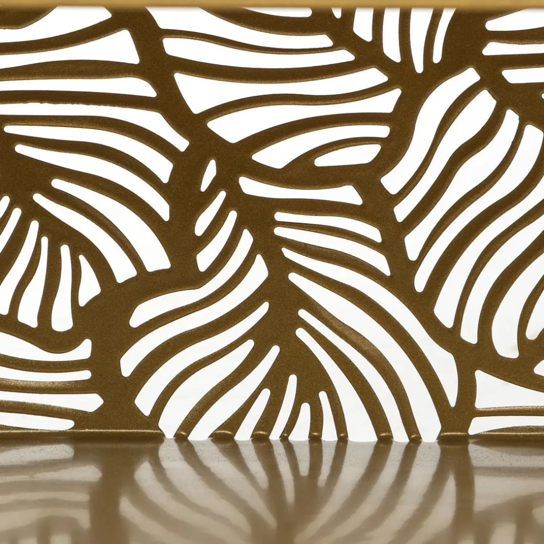 Étagère Mur Bois et Métal Rond Gold