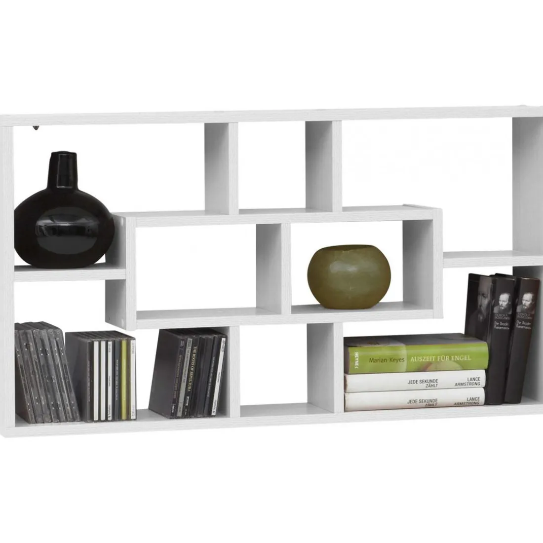 Étagère murale 8 cases blanc CLEO