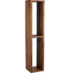 Étagère murale en teck recyclé 2 niche