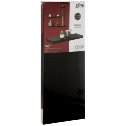 Étagère Murale Noire 60 cm