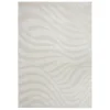 Tapis Anoai effet laine blanc