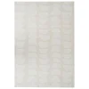 Tapis Anoai effet laine blanc