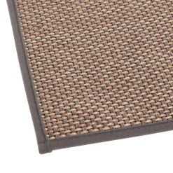 Tapis anti-dérapant tissu chiné gris
