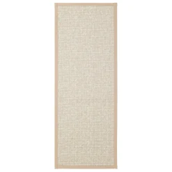 Tapis de cuisine tissé antidérapant Beige