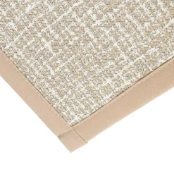 Tapis de cuisine tissé antidérapant Beige