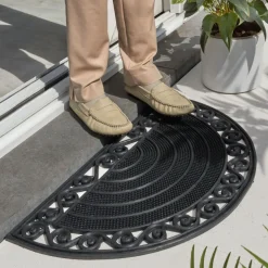 Tapis d'extérieur demi-lune GRELUNE
