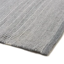 Tapis d’extérieur rectangulaire gris et blanc QUENTIN