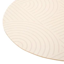Tapis diatomite anti-dérapant oval
