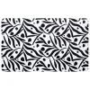Tapis diatomite blanc et noir