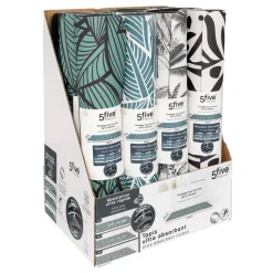 Tapis diatomite blanc et noir