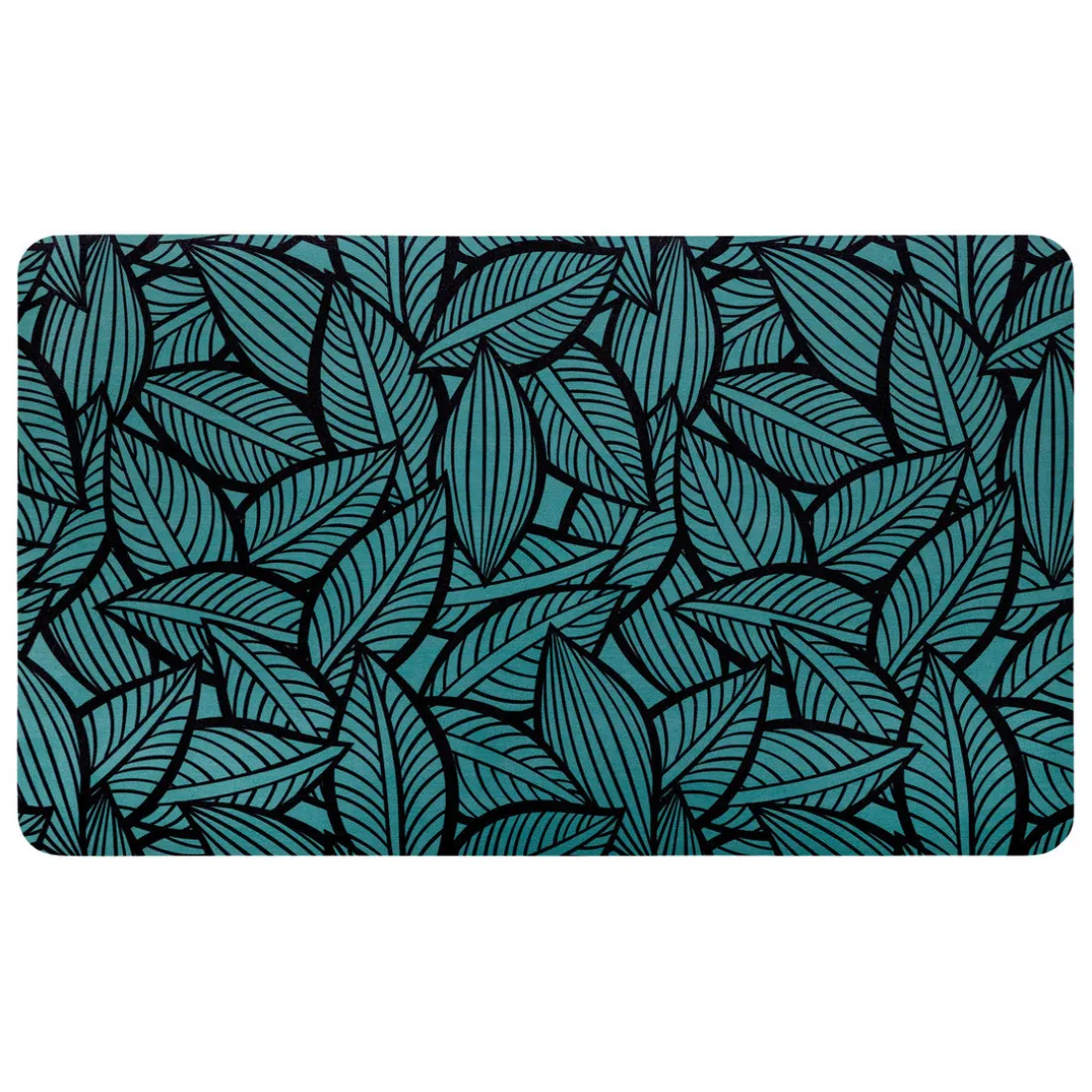 Tapis diatomite vert et noir