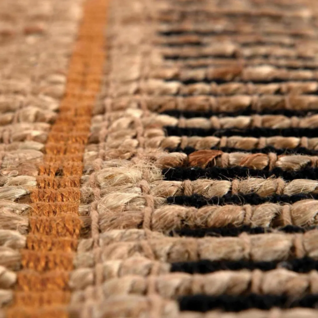 Tapis Eden Ocre diamètre 160