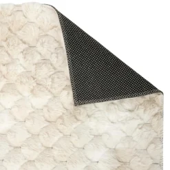 Tapis effet laine Adriel beige