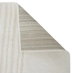 Tapis effet laine Anoai blanc