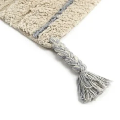 TAPIS EN COTON BLEU