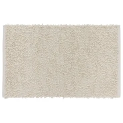 Tapis en coton et polyester Soana blanc