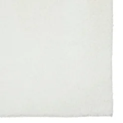 Tapis en fausse fourrure blanc