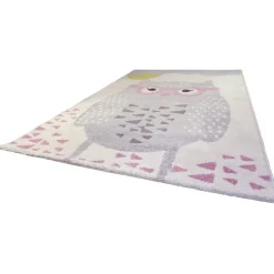 Tapis enfant hibou à lunettes 100x150cm POPPY