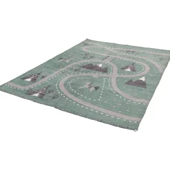 Tapis enfant imprimé western 100x140 BOVISTO
