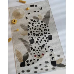 Tapis enfant LITTLE JAGUAR - ivoire