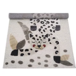 Tapis enfant LITTLE JAGUAR - ivoire
