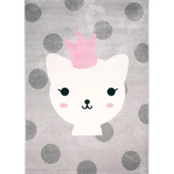 Tapis enfant princesse chat 120x170cm LANNA