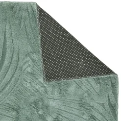 Tapis fausse fourrure vert Kaki Onina