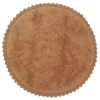 Tapis finition crochet PERLA marron
