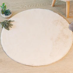 Tapis four extra doux ivoire