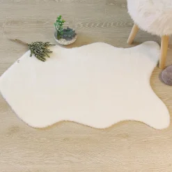 Tapis four extra doux ivoire 60 x 90